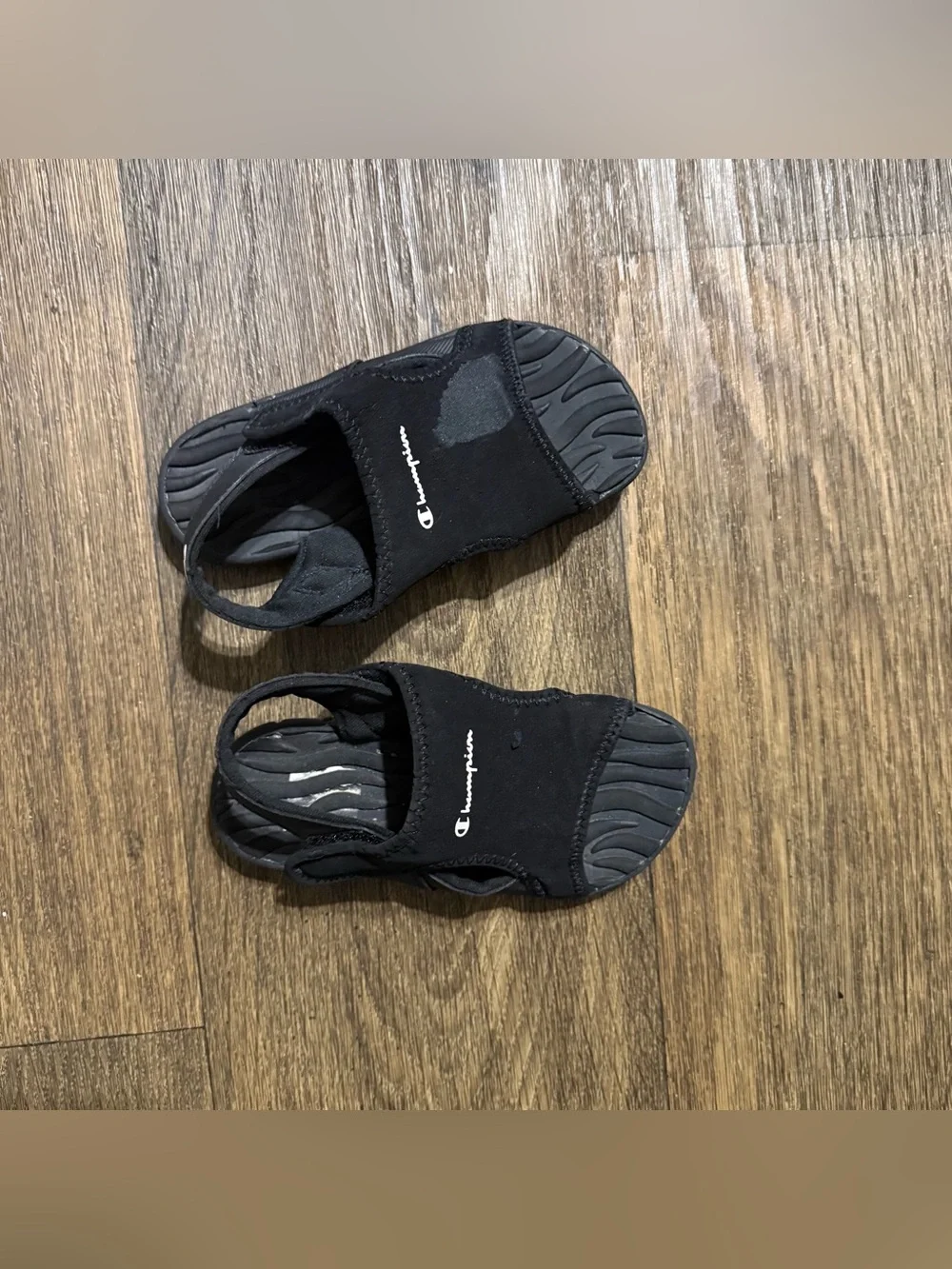 Champion Black Toddler Sport Sandals – Size 8.5